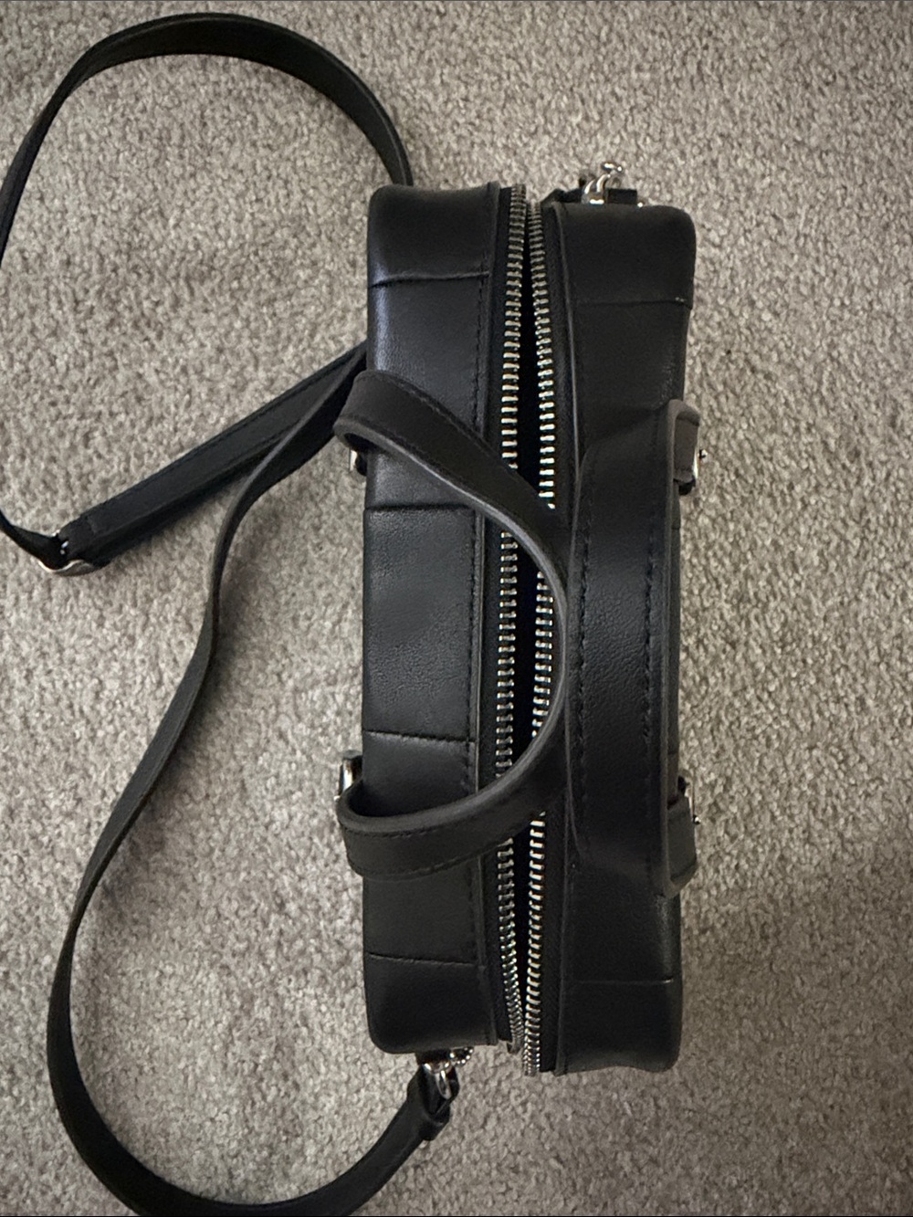 COACHTOPIA Alternative/Ego Mini Satchel Bag in Checkerboard Leather - Picture 6 of 7